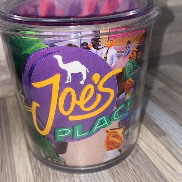 Smokin' Joe Camel Vintage 1994 JOE'S PLACE Tumbler Tobacco Promo Thermo-Serve - Picture 10 of 12
